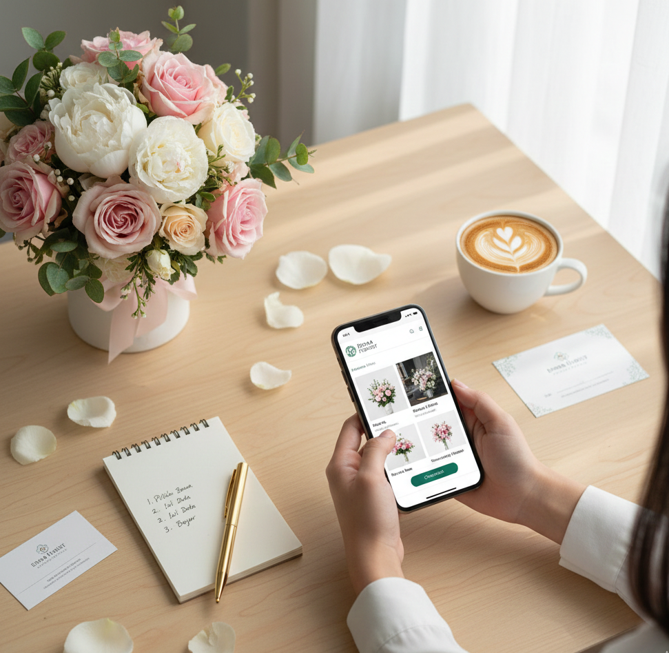 Cara Pemesanan Karangan Bunga