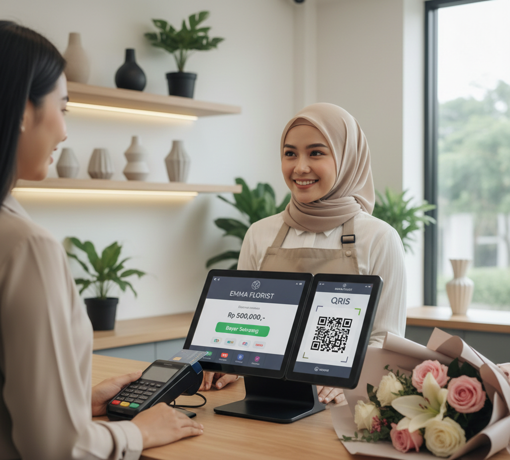 Pembayaran Toko Bunga Jakarta