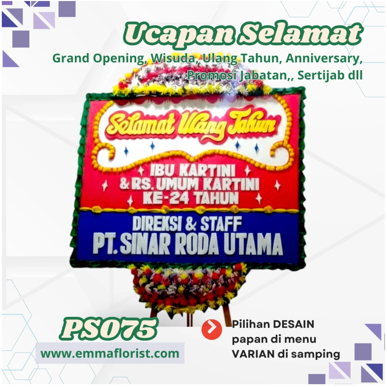 Bunga Papan Grand Opening Jakarta