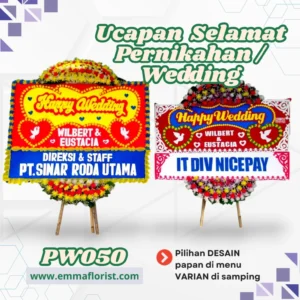 Bunga Papan Pernikahan Jakarta Timur