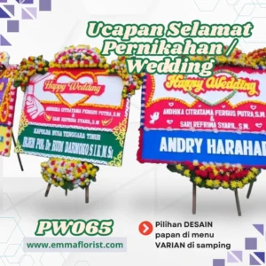Bunga Papan Pernikahan Jakarta Barat